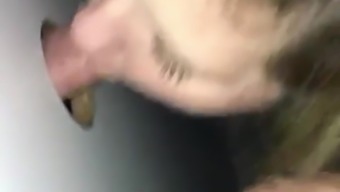 Girlfriend Sucking Stranger At Gloryhole