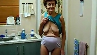 Very Old Skinny Granny 