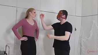 Submissive Blonde Throat Fucked