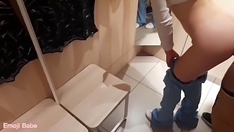 Hot Teen Helps Me Pick Shirt In Public Changing Room - Public Sex