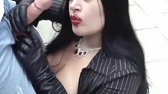 Huge Tits Punk Bitch Blowjob 31