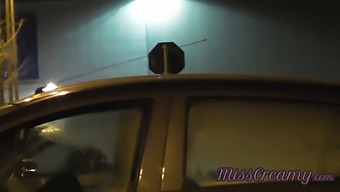 Voyeur-Friendly Public Parking Lot Threesome With My Wife And A Stranger