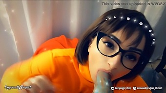 Velma Gives A Blowjob And Receives A Creampie In Scooby Doo Parody