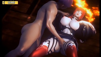 Experience The Heat Of A Dragon With Big Natural Tits In Hentai 3d