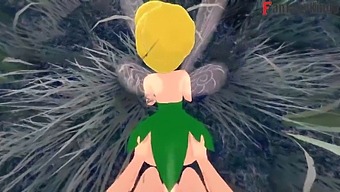 Tinker Bell And Peter Pank Have Sex With A Fairy Watching | Short (Full On Red)