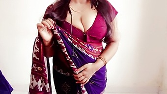 Desi Step Sister Arya Nangi Hiogai Step Brother Ke Partner Ke Saamne - Clear Hindi Video Call