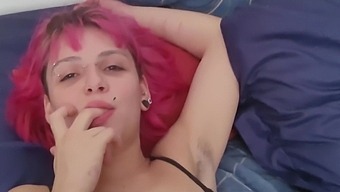 Amateur Black Babe Enjoys A Pussy Lick From A Big White Cock