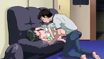 Steamy Anime Scene Of A Young Girl'S First Sexual Experience With Her Partner