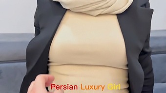 Iranian Girl With Big Tits Shows Off Her Voice Acting Skills In Hd