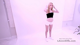 Stunning 18+ Blonde Gets Anal Training In Steamy Video