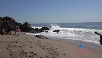 Pov Video Of Summer Vixen'S Oral Skills And Car Play On Beach Date