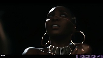 Artificial Intelligence Creates Erotic Animation Featuring A Latin Woman Ensnared By An African Deity'S Sensual Demands