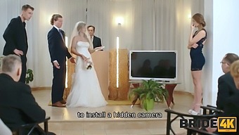 Stunning European Bride In Hardcore Wedding Night Video In High Definition
