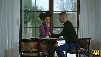 Interracial Dating Leads To Steamy Rimjob Session