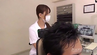 Dentist'S Assistant With Big Natural Tits In Action