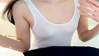 Young Brunette Beauty'S Solo Performance On Webcam, 18+ Only.